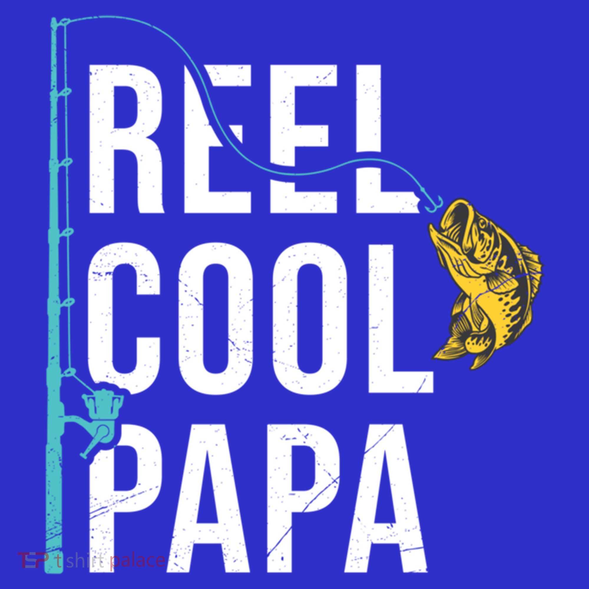 Reel Cool Papa Fishing Gift Funny FatherS Day Gift Long Sleeve Shirt