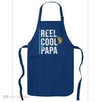 Reel Cool Papa Fishing Gift Funny FatherS Day Gift Apron thumb 0