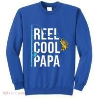 Reel Cool Papa Fishing Gift Funny FatherS Day Gift Sweatshirt thumb 0