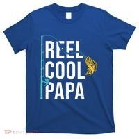 Reel Cool Papa Fishing Gift Funny FatherS Day Gift T-Shirt thumb 0