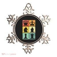 Retro Chess Player Chess Pieces Ornament thumb 0