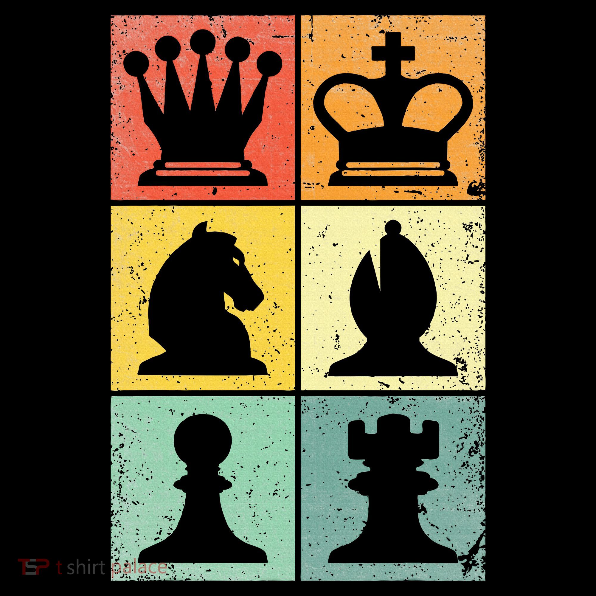 Retro Chess Player Chess Pieces Ornament