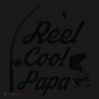 Reel Cool Papa Fishing Fathers Day Dad Birthday Gift Backpack thumb 2