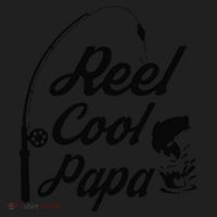 Reel Cool Papa Fishing Fathers Day Dad Birthday Gift Golf Towel thumb 3