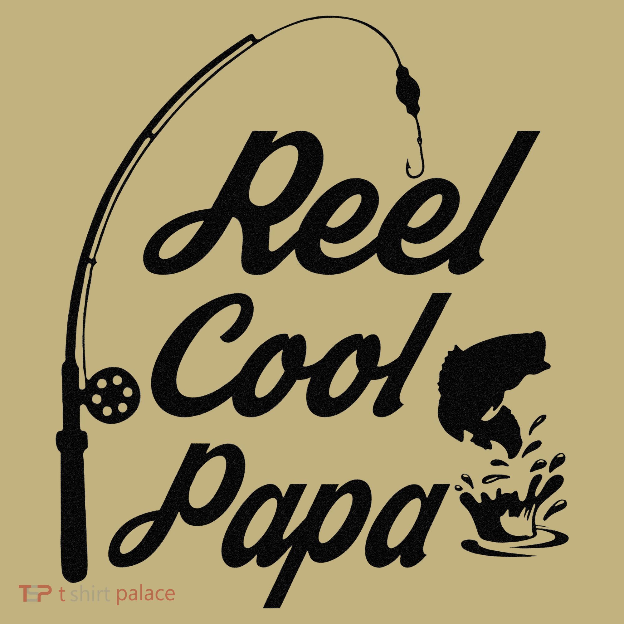 Reel Cool Papa Fishing Fathers Day Dad Birthday Gift Long Sleeve Shirt