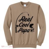 Reel Cool Papa Fishing Fathers Day Dad Birthday Gift Sweatshirt thumb 0