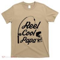 Reel Cool Papa Fishing Fathers Day Dad Birthday Gift T-Shirt thumb 0