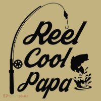 Reel Cool Papa Fishing Fathers Day Dad Birthday Gift Polo thumb 2