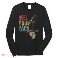 Reel Cool Papa Fish Fishing Father's Day Long Sleeve Shirt thumb 0