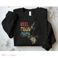 Reel Cool Papa Fish Fishing Father's Day Sweatshirt thumb 2