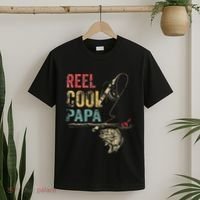 Reel Cool Papa Fish Fishing Father's Day T-Shirt thumb 2