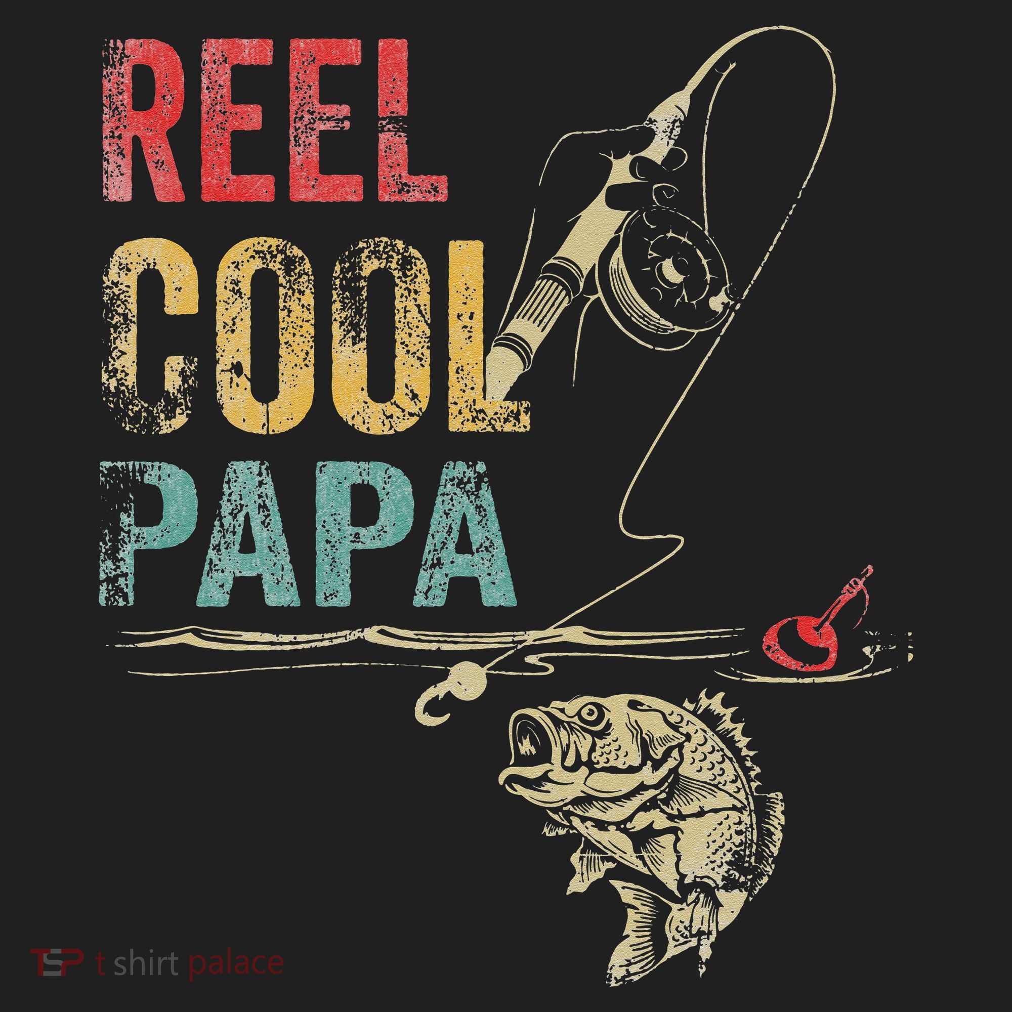 Reel Cool Papa Fish Fishing Father's Day Beanie