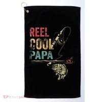 Reel Cool Papa Fish Fishing Father's Day Golf Towel thumb 0