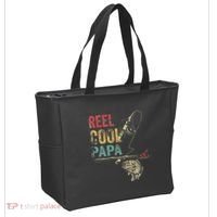 Reel Cool Papa Fish Fishing Father's Day Tote Bag thumb 2