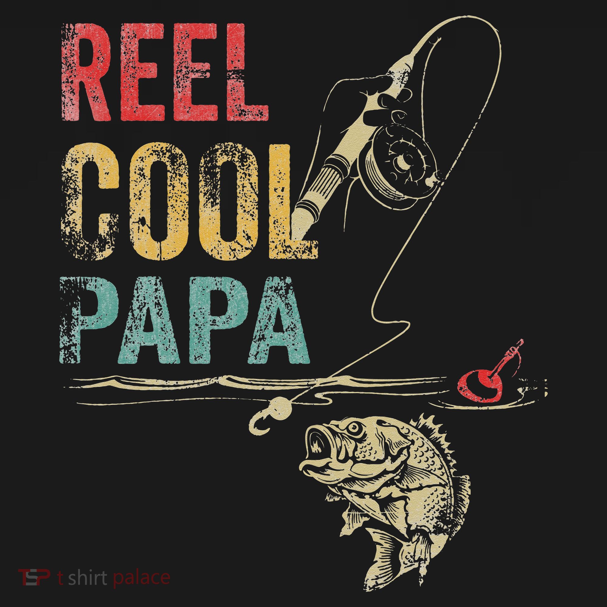Reel Cool Papa Fish Fishing Father's Day Tote Bag