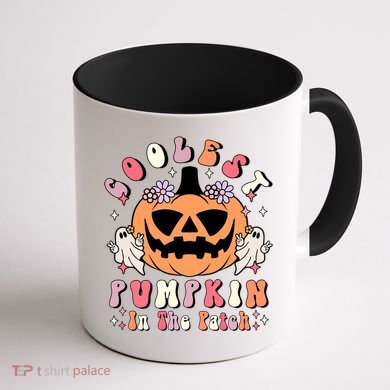 Retro Coolest Pumpkin In The Patch Halloween Gift Coffee Mug back