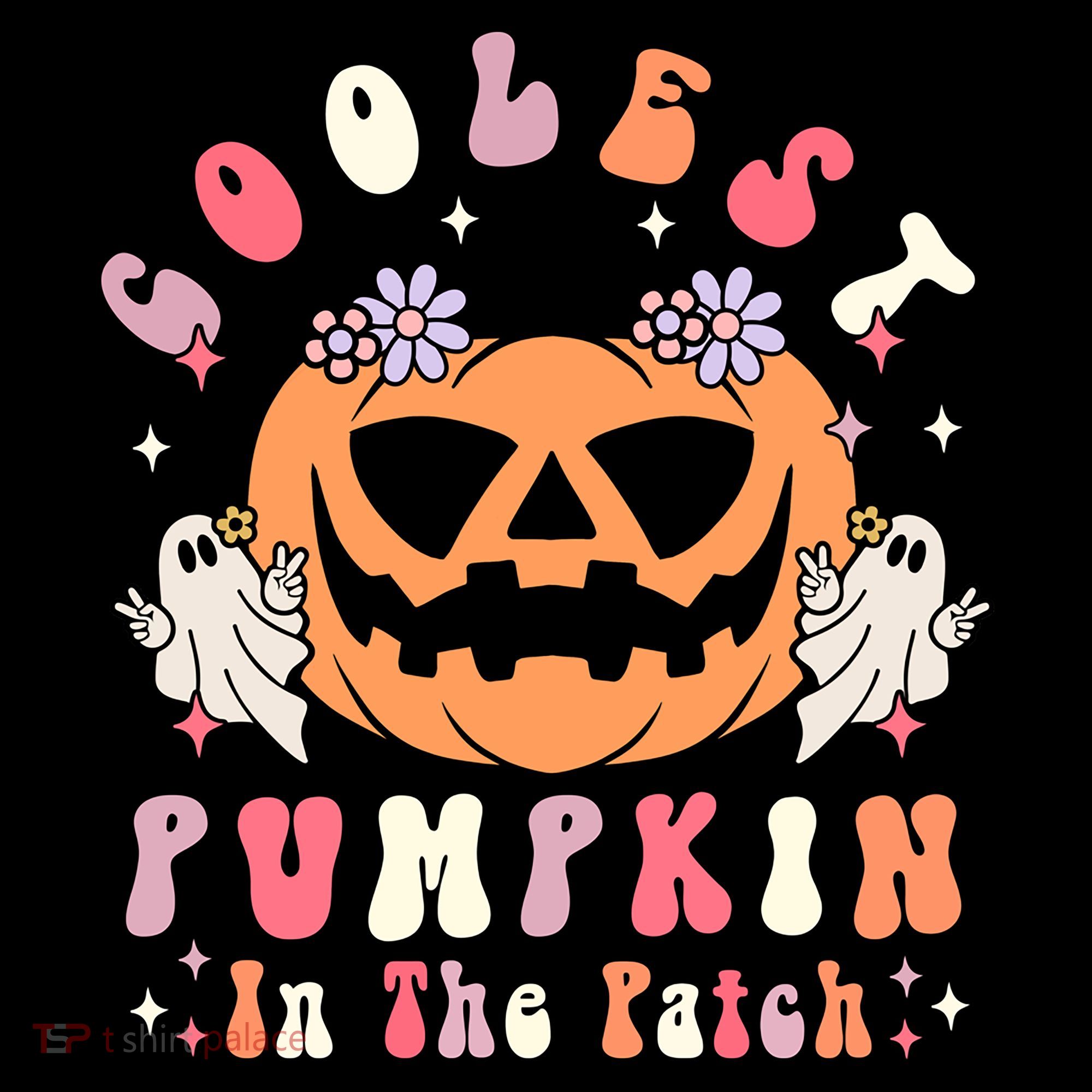 Retro Coolest Pumpkin In The Patch Halloween Gift Women's Hoodie