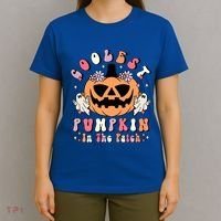 Retro Coolest Pumpkin In The Patch Halloween Gift T-Shirt thumb 4