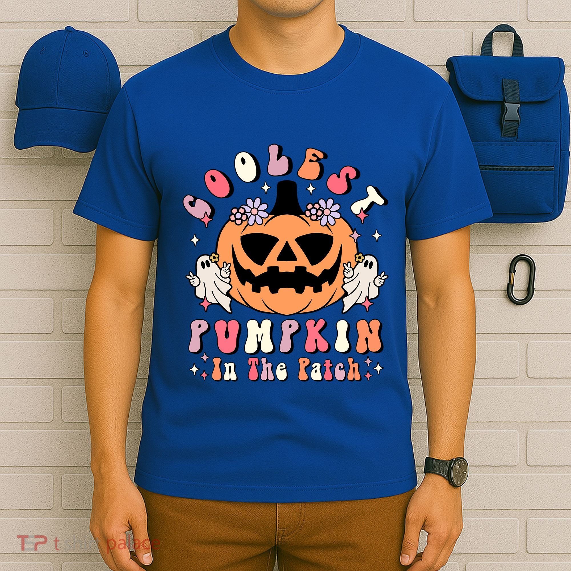 Retro Coolest Pumpkin In The Patch Halloween Gift T-Shirt