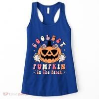 Retro Coolest Pumpkin In The Patch Halloween Gift Women's Tank Top thumb 0