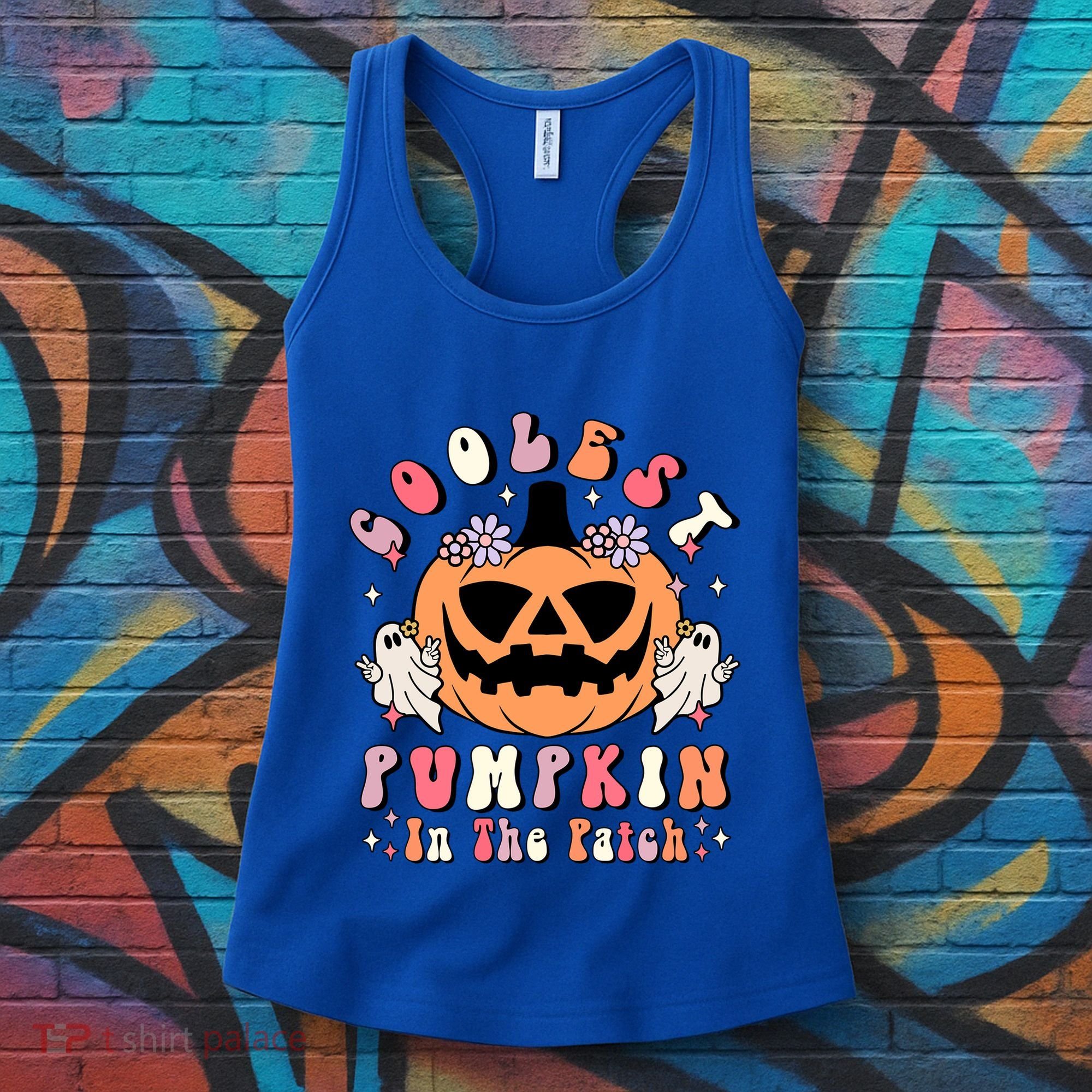 Retro Coolest Pumpkin In The Patch Halloween Gift Women's Tank Top