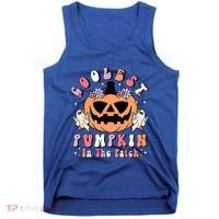 Retro Coolest Pumpkin In The Patch Halloween Gift Tank Top thumb 0