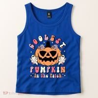 Retro Coolest Pumpkin In The Patch Halloween Gift Tank Top thumb 2