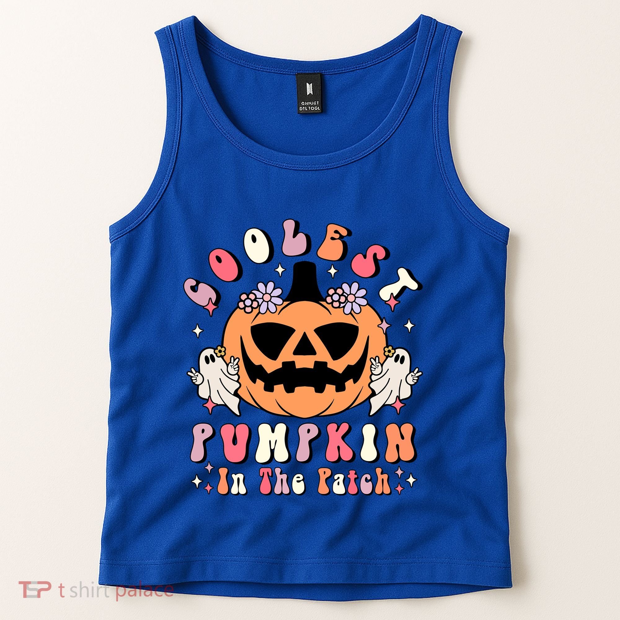 Retro Coolest Pumpkin In The Patch Halloween Gift Tank Top