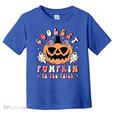 Retro Coolest Pumpkin In The Patch Halloween Gift Toddler T-Shirt