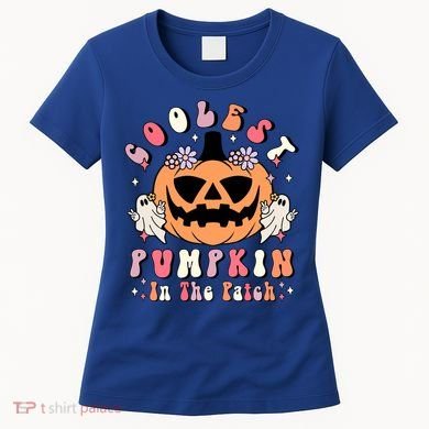 Retro Coolest Pumpkin In The Patch Halloween Gift Women's T-Shirt