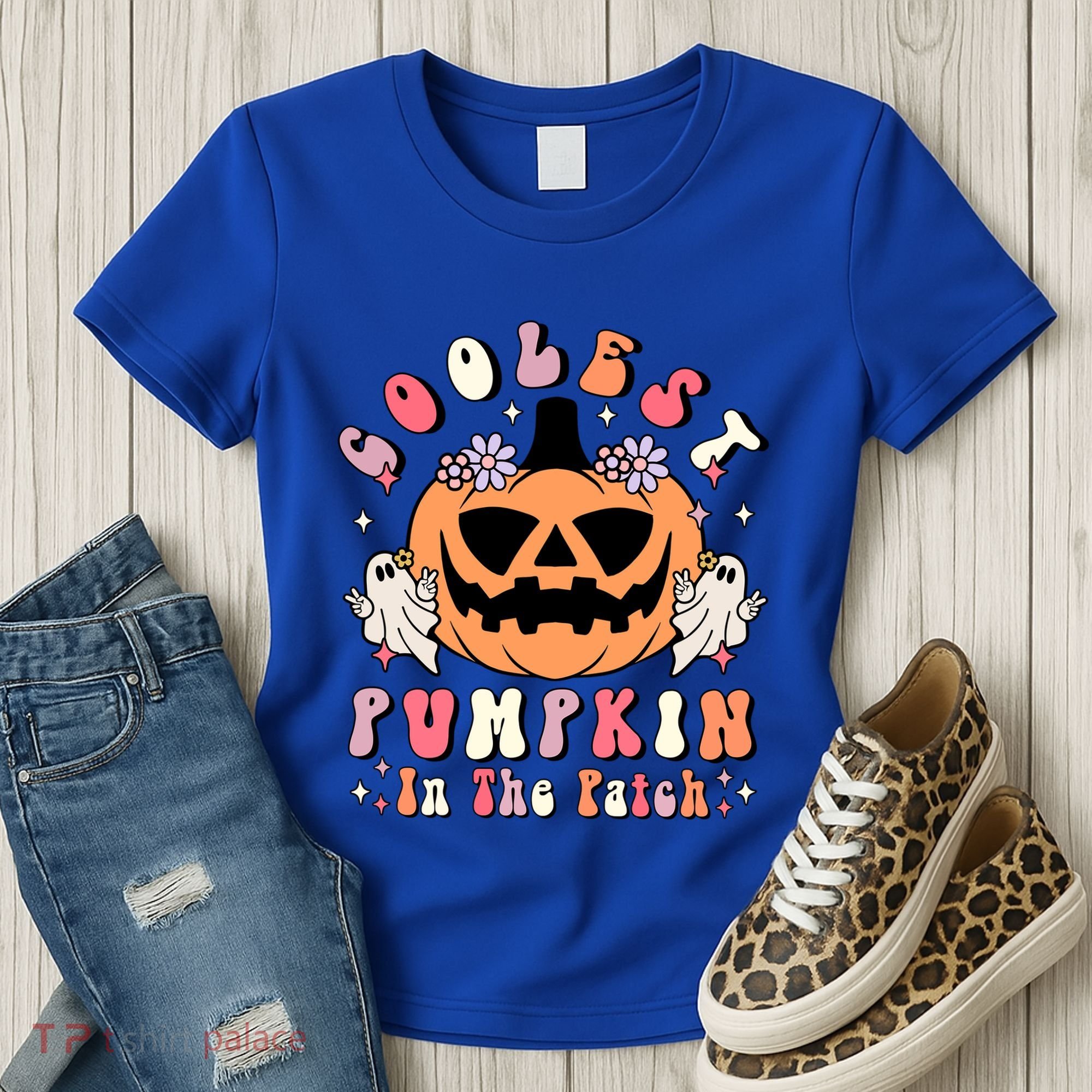 Retro Coolest Pumpkin In The Patch Halloween Gift Women's T-Shirt