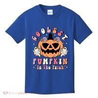Retro Coolest Pumpkin In The Patch Halloween Gift Kids T-Shirt thumb 0