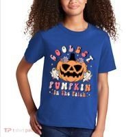 Retro Coolest Pumpkin In The Patch Halloween Gift Kids T-Shirt thumb 2