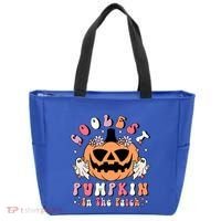 Retro Coolest Pumpkin In The Patch Halloween Gift Tote Bag thumb 0