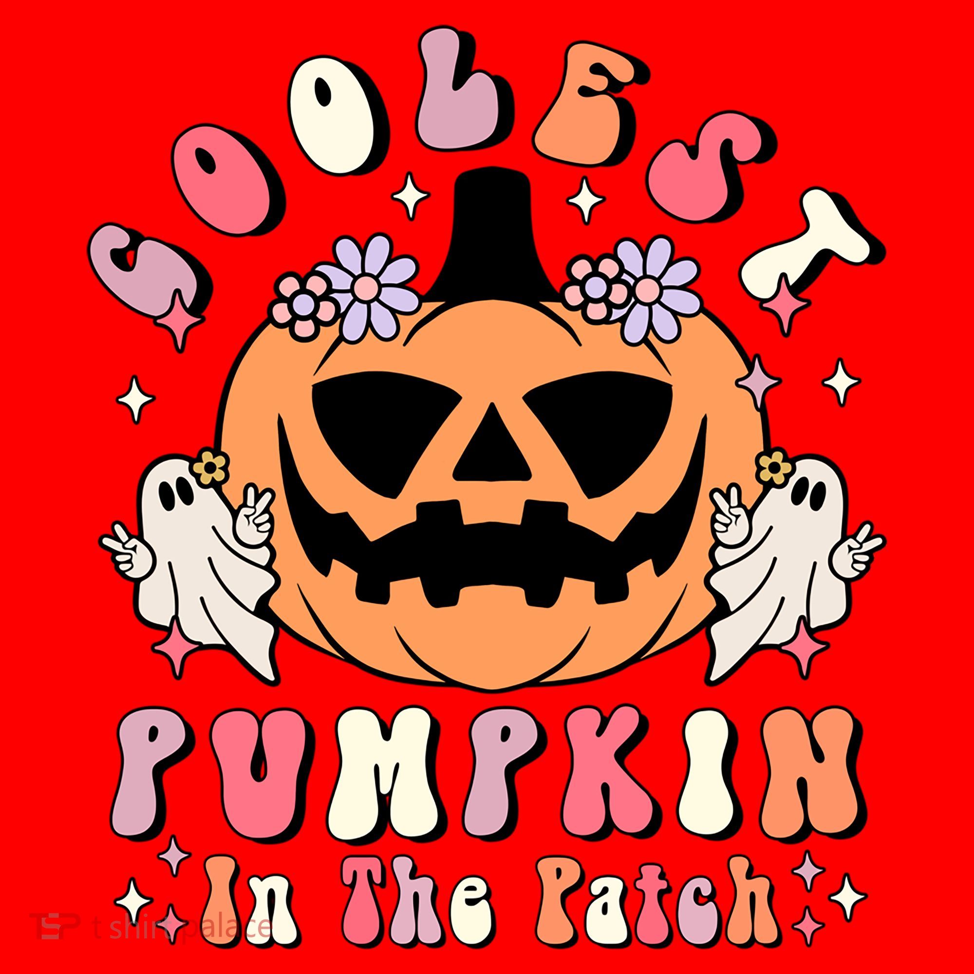 Retro Coolest Pumpkin In The Patch Halloween Gift Santa Hat