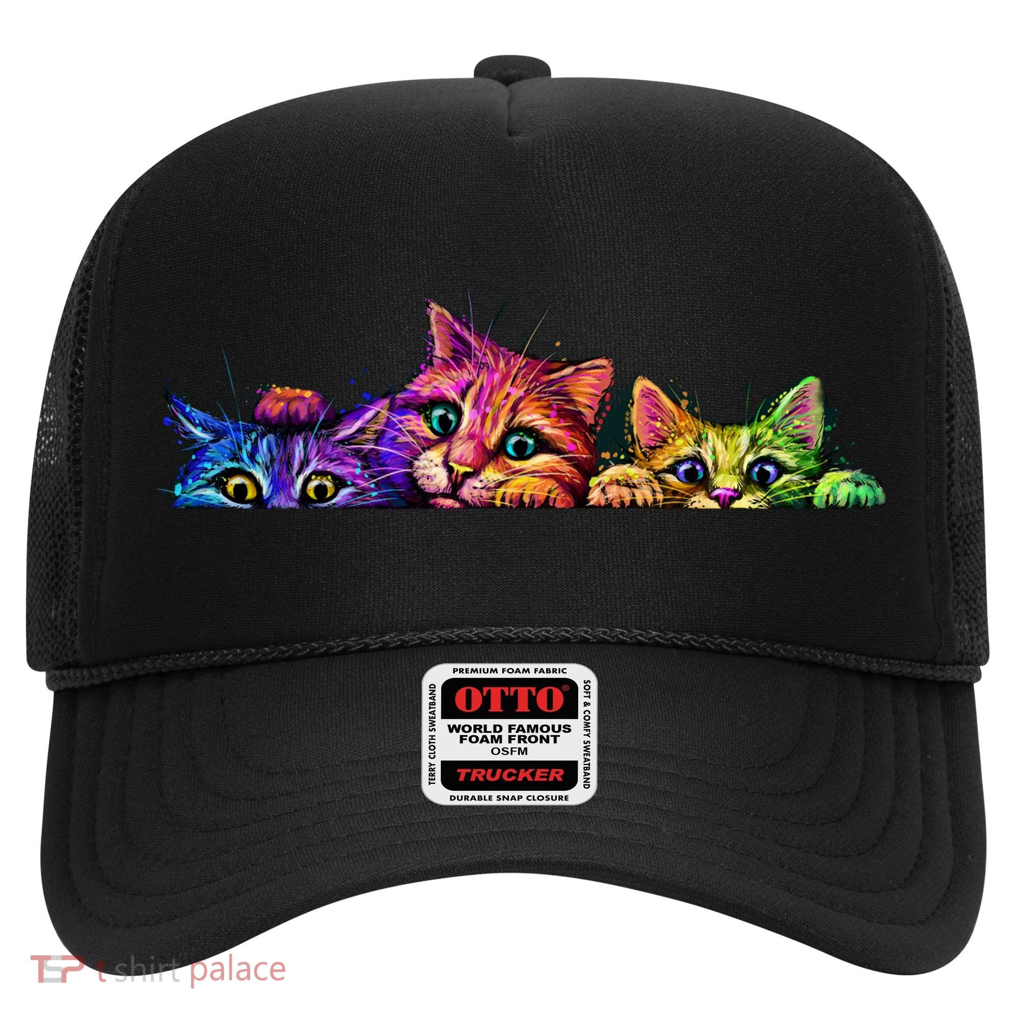 Realistic Cats Peeking Out Of Pocket Hat