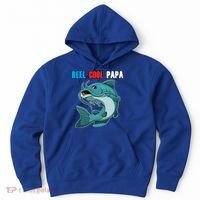 Reel Cool Papa Funny Gift Grandpa Fathers Day Fishing Gift Great Gift Hoodie thumb 0