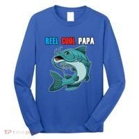Reel Cool Papa Funny Gift Grandpa Fathers Day Fishing Gift Great Gift Long Sleeve Shirt thumb 0