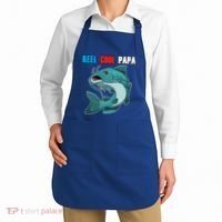 Reel Cool Papa Funny Gift Grandpa Fathers Day Fishing Gift Great Gift Apron thumb 2