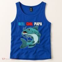 Reel Cool Papa Funny Gift Grandpa Fathers Day Fishing Gift Great Gift Tank Top thumb 2