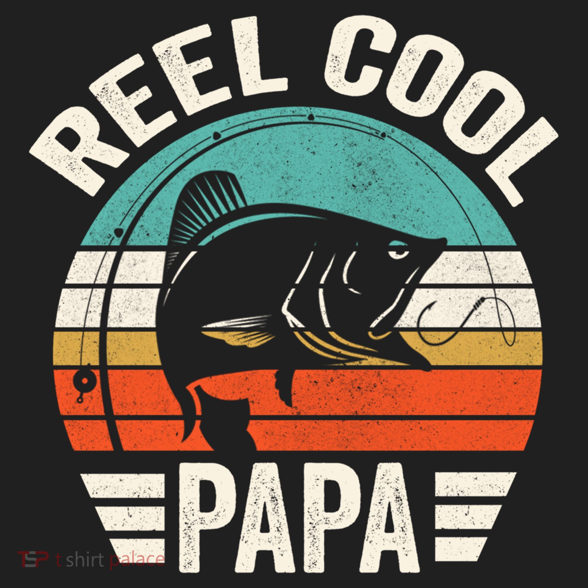 Reel Cool Papa Gift Father's Day Fishing Gift Hat