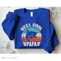 Reel Cool Papa Gift Father's Day Fishing Gift Sweatshirt thumb 2