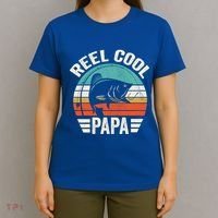 Reel Cool Papa Gift Father's Day Fishing Gift T-Shirt thumb 4