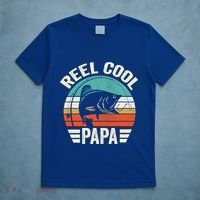 Reel Cool Papa Gift Father's Day Fishing Gift T-Shirt thumb 5