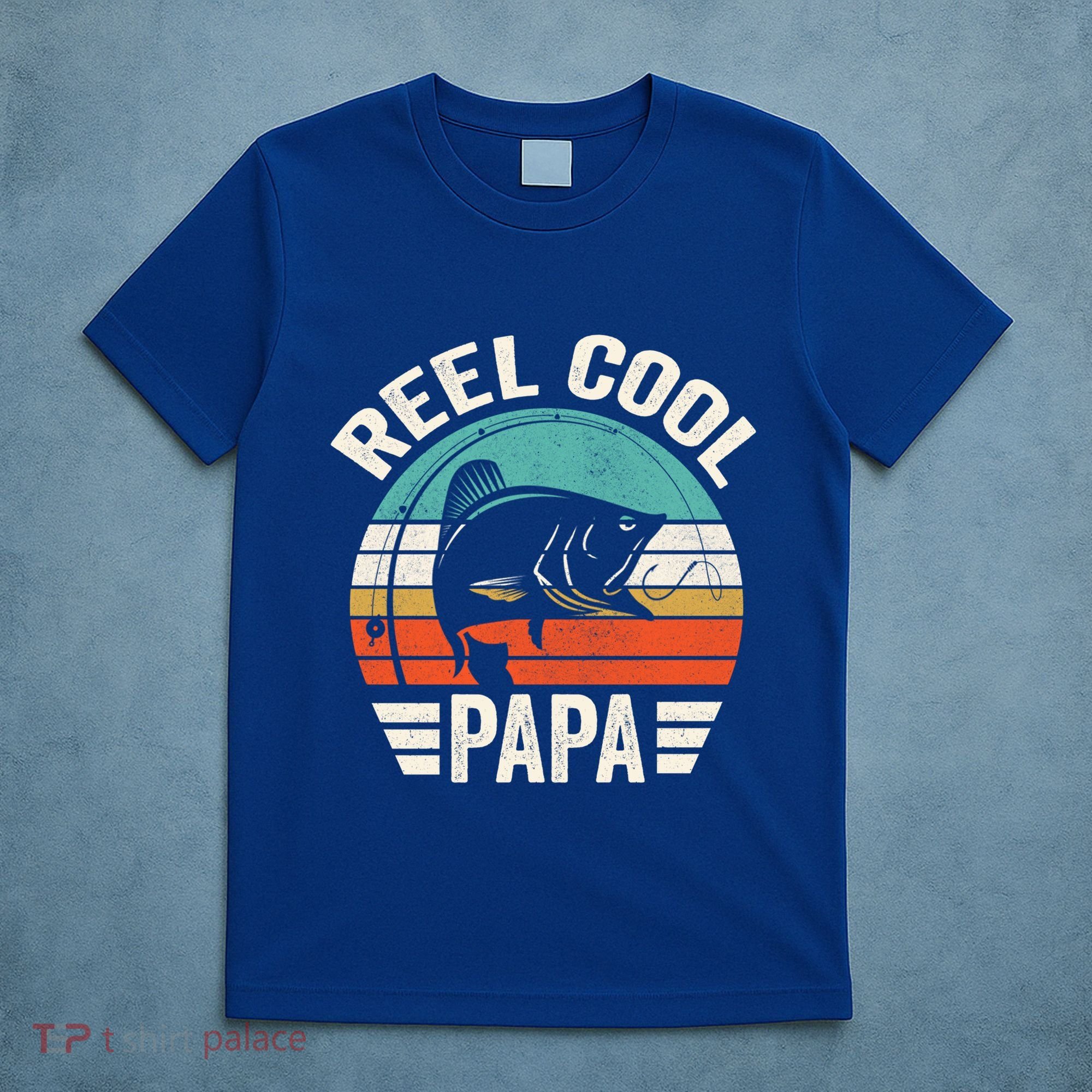 Reel Cool Papa Gift Father's Day Fishing Gift T-Shirt