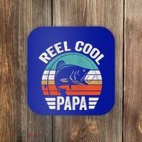 Reel Cool Papa Gift Father's Day Fishing Gift Coaster thumb 0