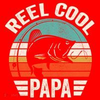Reel Cool Papa Gift Father's Day Fishing Gift Santa Hat thumb 1
