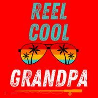 Reel Cool Papa Funny Fishing Grandpa Dad Gift Santa Hat thumb 1