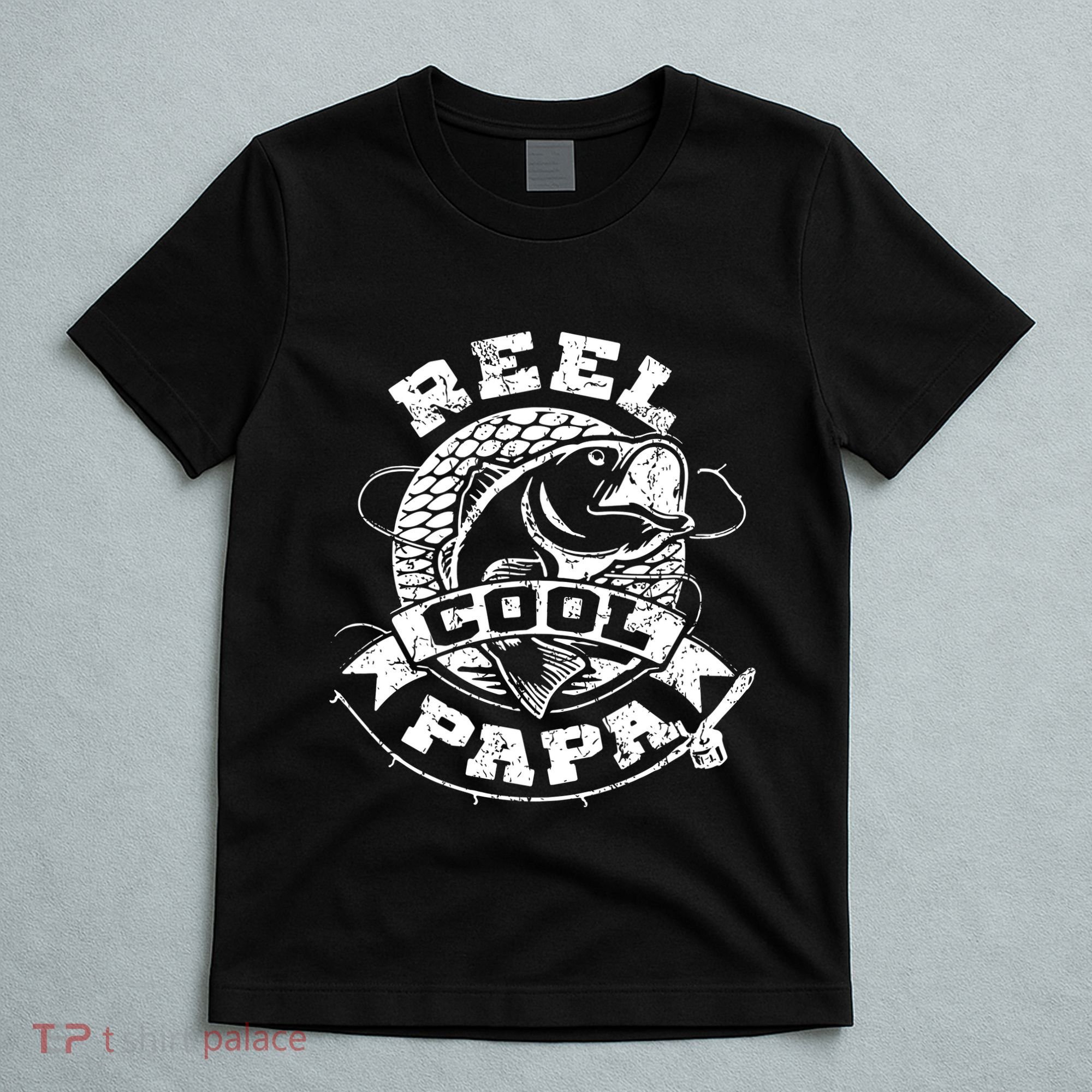 Reel Cool Papa Fish Fishing Shirt Father's Day T-Shirt