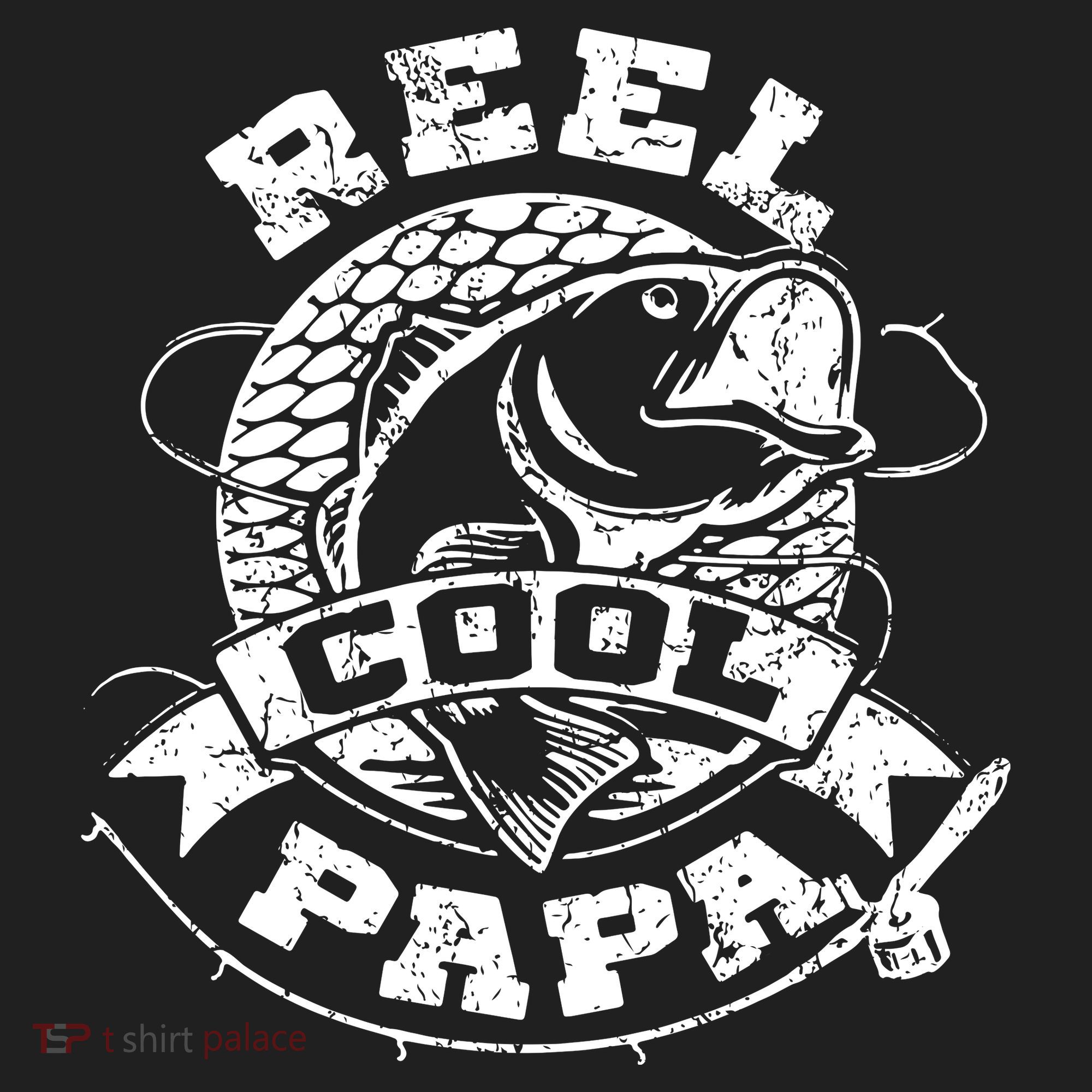 Reel Cool Papa Fish Fishing Shirt Father's Day Beanie